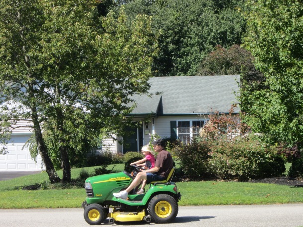 How did I manage to get a picture of Jim but not Joan? Seems to happen every trip.  Maybe next year she should drive the tractor!